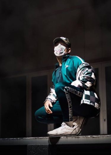sneakers-with-mask sneakers with a mask